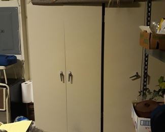 Metal storage cabinets , locking
Fixed shelves
36" w  x 19" deep x 72" height
$30  each