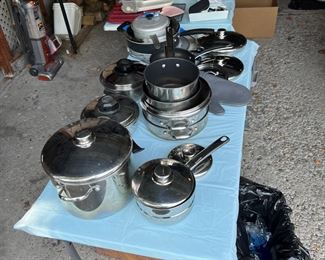 Lots of pots and pans