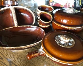 Kathy Kale Dripped Brown Pottery