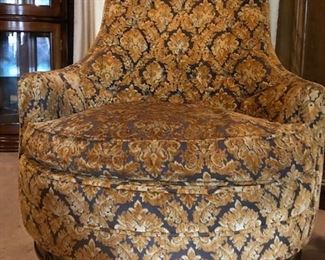 one of 2 swivel chairs