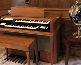 Conn Organ, globe and stand