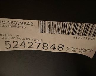 HOOKER Furniture Golf Club Side Table