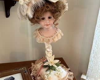 Vintage Doll Bust