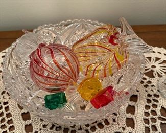 Large MURANO Art Glass Candy