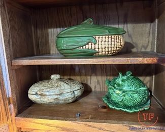 Vegetable Shaped Soup Tureens