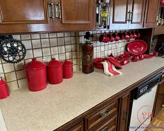 Large Collection Vintage FIESTA WARE - Scarlet Red