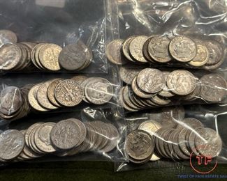 SILVER Roosevelt Dimes