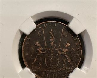 1808 India 10 Cash Madras Presidency