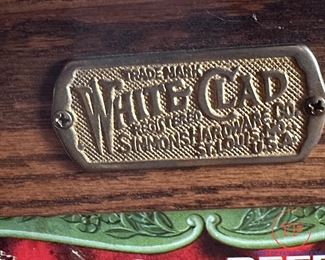 Vintage COCA-COLA White Clad Ice Box Cabinet