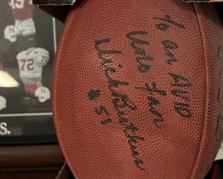 Dick Butkus Signed Football