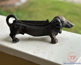 Cast Iron Dachshund Boot Scrapper