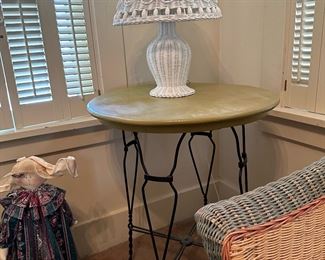 Antique Ice Cream Parlor Table