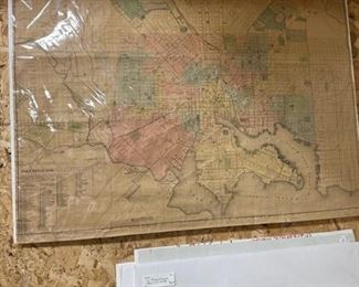 1888 Rippey's Index Map of Baltimore, MD