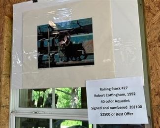 Rolling Stock #27, Robert Cottingham 1992, 20/100