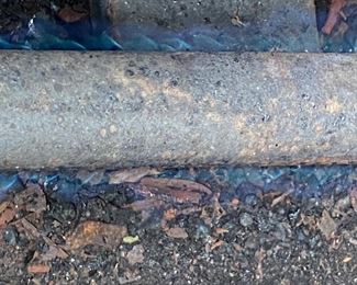 Lit grill.  Push button igniter 