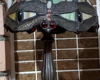 Tiffany style lamp
12"tall