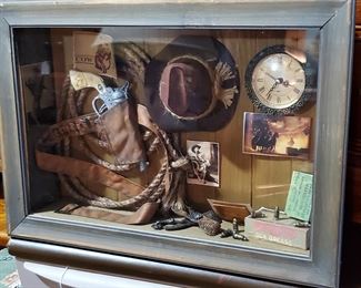 Cowboy shadow box
14x20