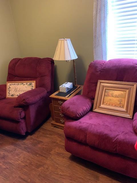 Matching recliners - great for watching tv or the inside of your eyelids.