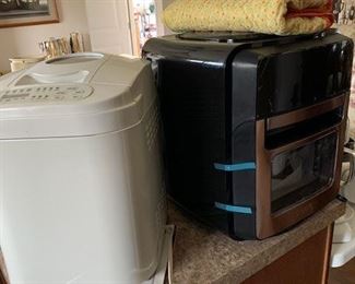 Bread maker and other brand new small appliances.