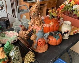 And lots of fall .  Some of those scarecrows are adorable.