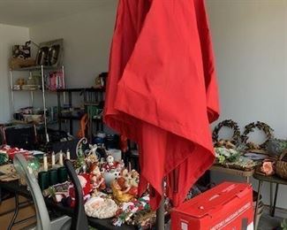 Red umbrella