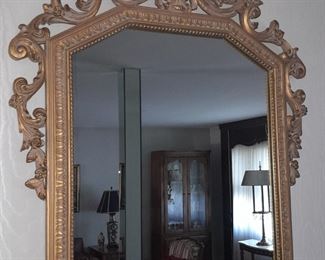 Large Carved Mirror