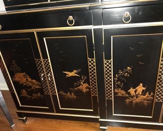 Asian Themed Dining Room Hutch