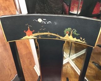 Asian Themed Rocking Chair