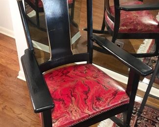 Asian Themed Rocking Chair