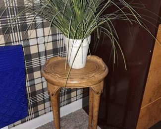 Plant On Wooden Plant Stand