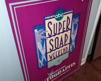 ABC Super Soak Weekend Sign