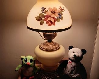 Electrified Oil Lamp & Plushies