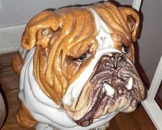 Large Ceramic Dog Statue (Possibly Italy?)