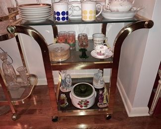 Brass Bar Cart