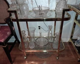 Brass Bar Cart
