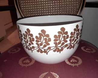Arabia Finland Enamel Serving Bowl