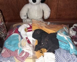 Vintage Snoopy Plush Doll W/ Multiple Changing Outfits