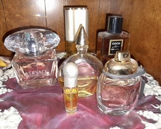 Assorted Perfume (Yves Saint Laurent, Versace, Coach, Chanel, Etc.)