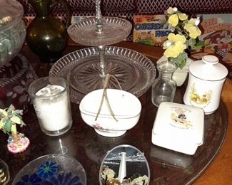 Crystal 2 Tier Snack Tray