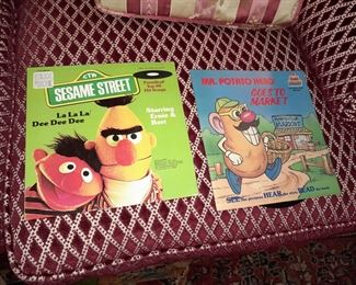 Vintage Children's Records (Sesame Street, Mt.Potato head, Etc.)