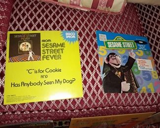 Vintage Children's Records (Sesame Street, Mt.Potato head, Etc.)