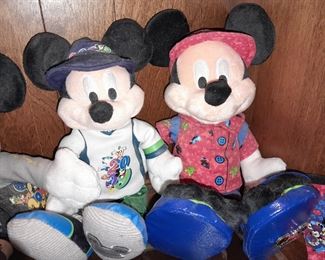 Mickey Mouse Plush Beanie Dolls