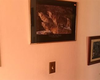 Wolf wall art!