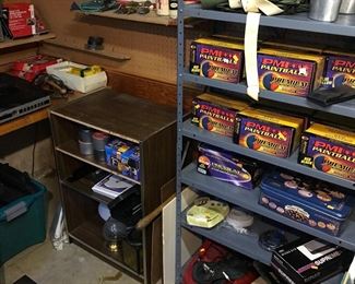 Sterno fuel, paint balls and vacuums