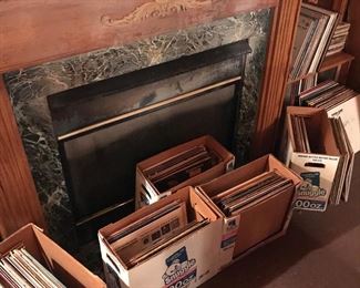 Boxes of vinyl