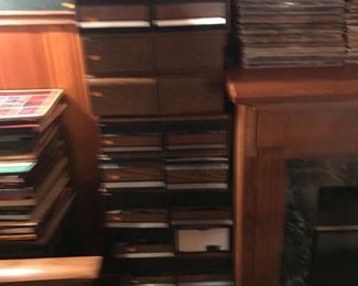 Vhs tapes and cabinets 