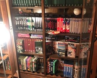 This cabinet is sold but all tapes are for sale 