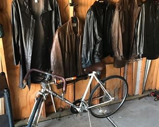 Leather coats yup a buck