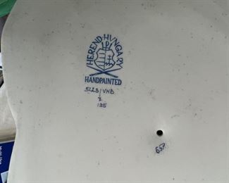 Herend Fishnet Porcelain Sea Lion Figurine