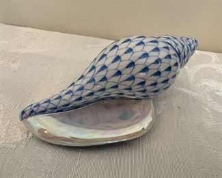 Herend Porcelain Sea Shell Figurine